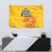 Chennai 2025 Cricket Super Kings Tapestry Yellow Army Lions Champion