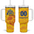 Custom Chennai 2025 Cricket Super Kings Tumbler With Handle Yellow Army Lions Champion