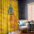 Chennai 2025 Cricket Super Kings Window Curtain Yellow Army Lions Champion