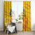 Chennai 2025 Cricket Super Kings Window Curtain Yellow Army Lions Champion