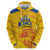 Custom Chennai 2025 Cricket Super Kings Zip Hoodie Yellow Army Lions Champion
