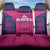 Rajasthan 2025 Cricket Royals Back Car Seat Cover Pink And Halla Bol