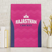 Rajasthan 2025 Cricket Royals Canvas Wall Art Pink And Halla Bol