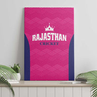 Rajasthan 2025 Cricket Royals Canvas Wall Art Pink And Halla Bol