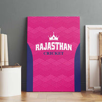 Rajasthan 2025 Cricket Royals Canvas Wall Art Pink And Halla Bol