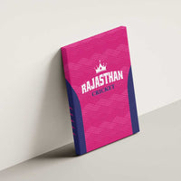 Rajasthan 2025 Cricket Royals Canvas Wall Art Pink And Halla Bol