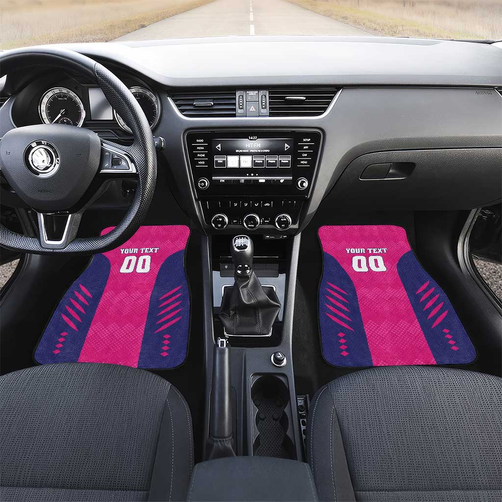 Rajasthan 2025 Cricket Royals Car Mats Pink And Halla Bol