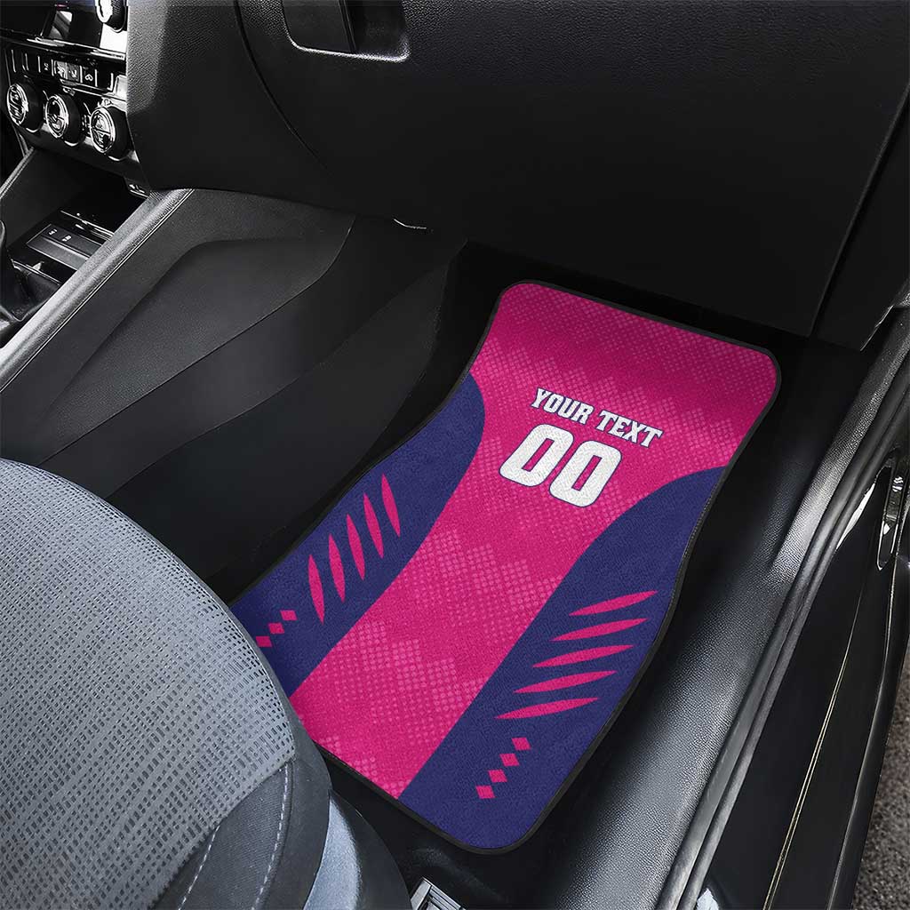 Rajasthan 2025 Cricket Royals Car Mats Pink And Halla Bol