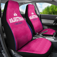Rajasthan 2025 Cricket Royals Car Seat Cover Pink And Halla Bol