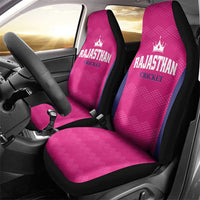 Rajasthan 2025 Cricket Royals Car Seat Cover Pink And Halla Bol