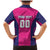 Custom Rajasthan 2025 Cricket Royals Family Matching Mermaid Dress and Hawaiian Shirt Pink And Halla Bol