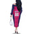 Custom Rajasthan 2025 Cricket Royals Family Matching Off The Shoulder Long Sleeve Dress and Hawaiian Shirt Pink And Halla Bol