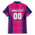 Custom Rajasthan 2025 Cricket Royals Family Matching Short Sleeve Bodycon Dress and Hawaiian Shirt Pink And Halla Bol