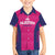 Custom Rajasthan 2025 Cricket Royals Family Matching Short Sleeve Bodycon Dress and Hawaiian Shirt Pink And Halla Bol