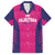 Custom Rajasthan 2025 Cricket Royals Family Matching Summer Maxi Dress and Hawaiian Shirt Pink And Halla Bol