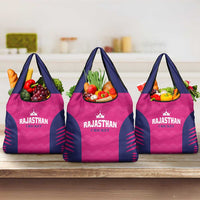 Rajasthan 2025 Cricket Royals Grocery Bag Pink And Halla Bol