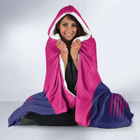 Rajasthan 2025 Cricket Royals Hooded Blanket Pink And Halla Bol