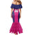 Custom Rajasthan 2025 Cricket Royals Mermaid Dress Pink And Halla Bol