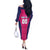 Custom Rajasthan 2025 Cricket Royals Off The Shoulder Long Sleeve Dress Pink And Halla Bol