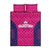 Rajasthan 2025 Cricket Royals Quilt Bed Set Pink And Halla Bol