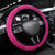 Rajasthan 2025 Cricket Royals Steering Wheel Cover Pink And Halla Bol
