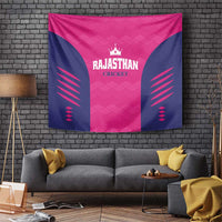 Rajasthan 2025 Cricket Royals Tapestry Pink And Halla Bol