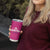 Custom Rajasthan 2025 Cricket Royals Tumbler Cup Pink And Halla Bol