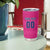 Custom Rajasthan 2025 Cricket Royals Tumbler Cup Pink And Halla Bol