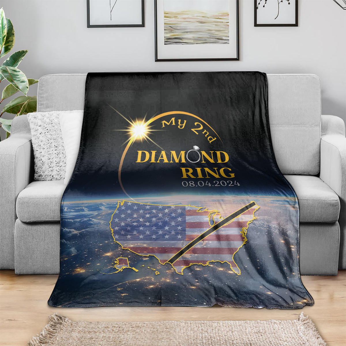 Total Solar Eclipse 2024 Blanket My 2nd Diamond Ring