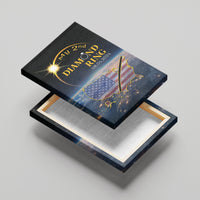 Total Solar Eclipse 2024 Canvas Wall Art My 2nd Diamond Ring - Wonder Print Shop