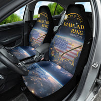Total Solar Eclipse 2024 Car Seat Cover My 2nd Diamond Ring - Wonder Print Shop
