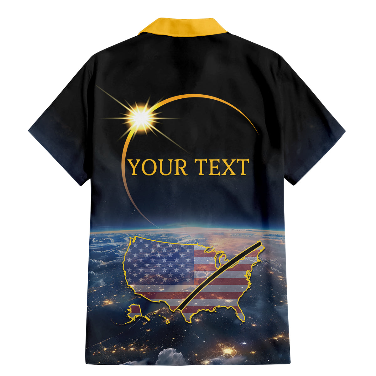 Personalized Total Solar Eclipse 2024 Family Matching Mermaid Dress and Hawaiian Shirt My 2nd Diamond Ring - Wonder Print Shop