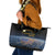 Total Solar Eclipse 2024 Leather Tote Bag My 2nd Diamond Ring - Wonder Print Shop
