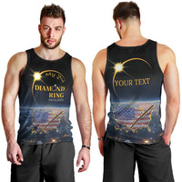 Personalized Total Solar Eclipse 2024 Men Tank Top My 2nd Diamond Ring - Wonder Print Shop