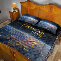 Total Solar Eclipse 2024 Quilt Bed Set My 2nd Diamond Ring - Wonder Print Shop