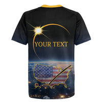 Personalized Total Solar Eclipse 2024 Rugby Jersey My 2nd Diamond Ring - Wonder Print Shop