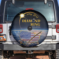 Total Solar Eclipse 2024 Spare Tire Cover My 2nd Diamond Ring - Wonder Print Shop