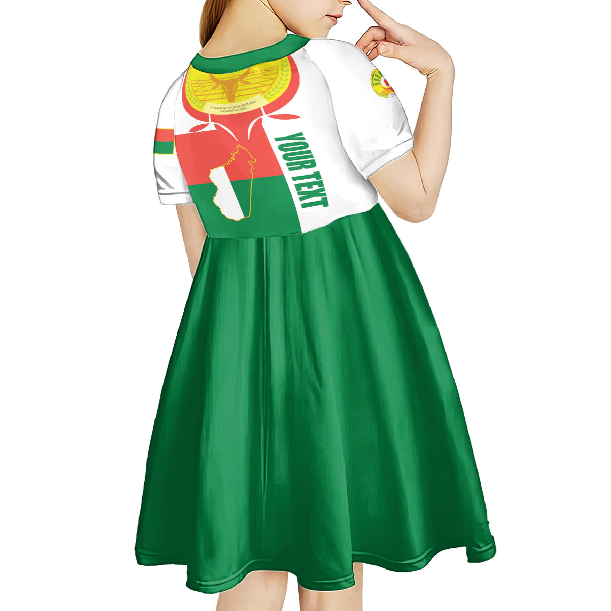 Madagascar Independence Day Kid Short Sleeve Dress Madagasikara June 26 - Wonder Print Shop