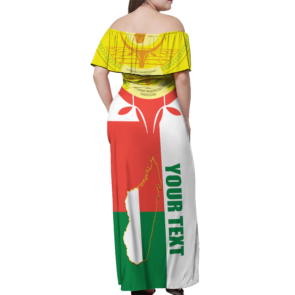 Madagascar Independence Day Off Shoulder Maxi Dress Madagasikara June 26 - Wonder Print Shop