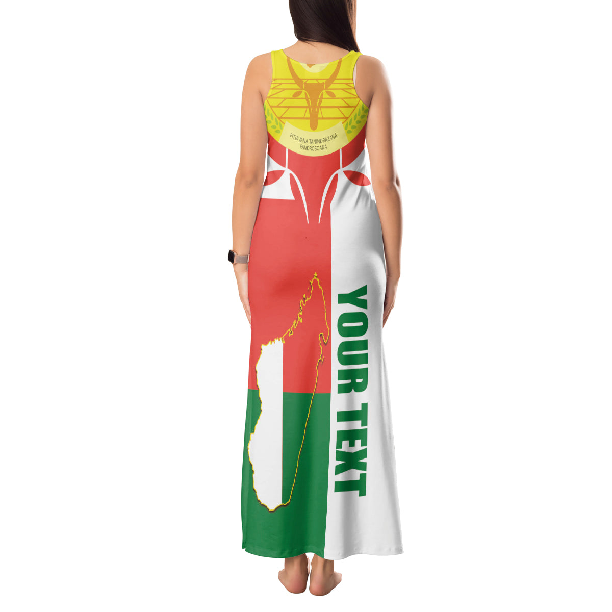 Madagascar Independence Day Tank Maxi Dress Madagasikara June 26 - Wonder Print Shop