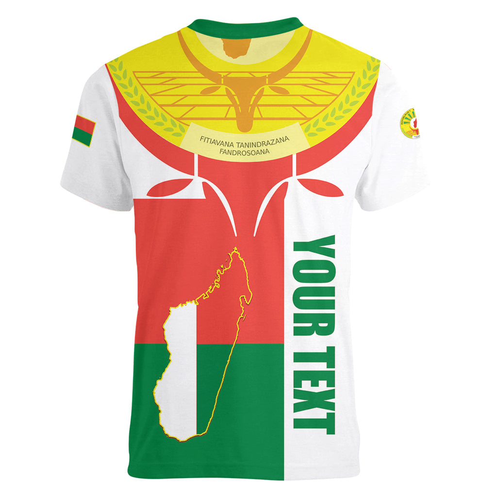 Madagascar Independence Day Women V-Neck T-Shirt Madagasikara June 26 - Wonder Print Shop