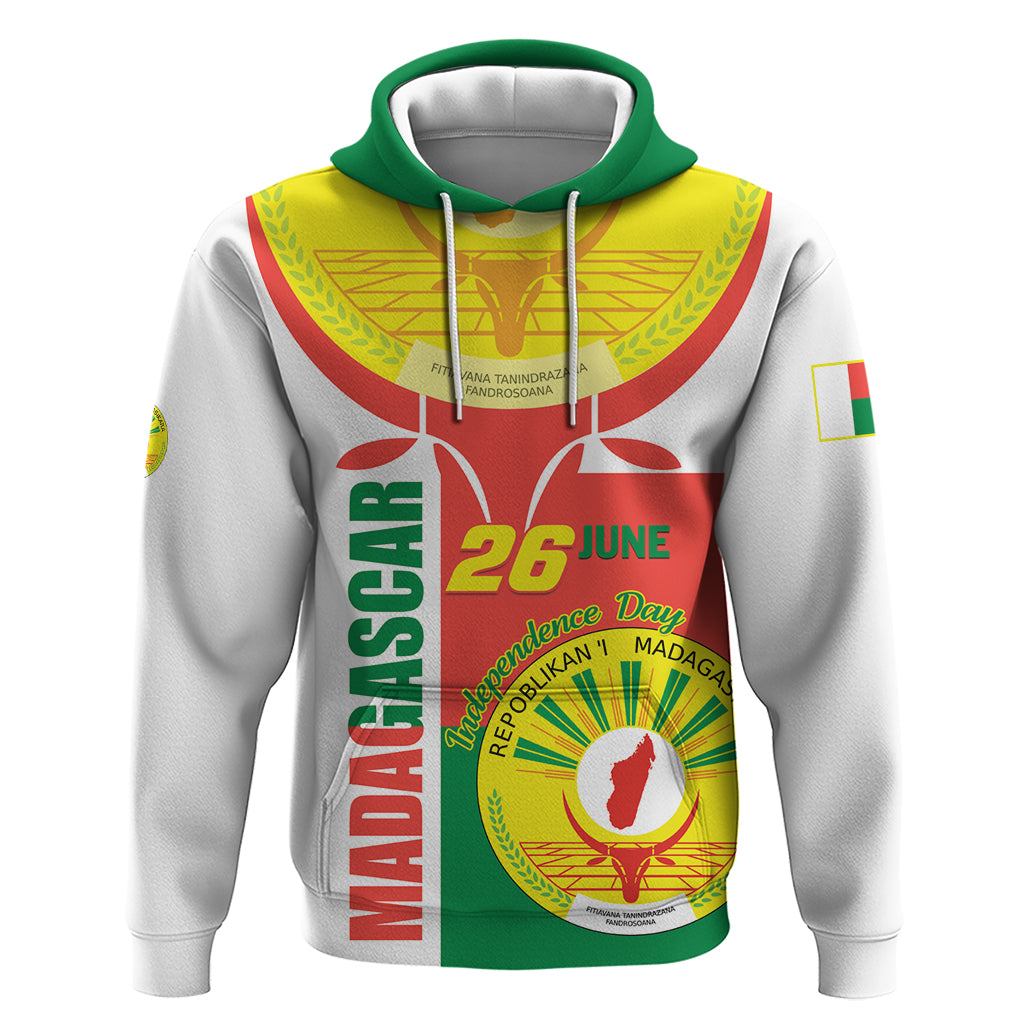 Madagascar Independence Day Zip Hoodie Madagasikara June 26 - Wonder Print Shop