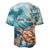 Personalized Caribbean Sea Turtle Baseball Jersey Fantastic Ocean Waves