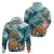 Personalized Caribbean Sea Turtle Hoodie Fantastic Ocean Waves