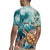Personalized Caribbean Sea Turtle Rugby Jersey Fantastic Ocean Waves
