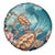 Personalized Caribbean Sea Turtle Spare Tire Cover Fantastic Ocean Waves