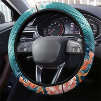 Caribbean Sea Turtle Steering Wheel Cover Fantastic Ocean Waves
