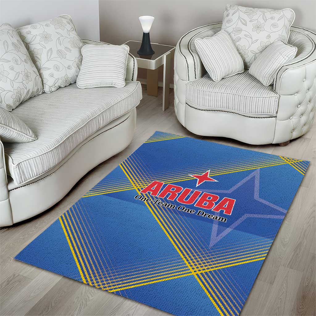 Sport Team Aruba Area Rug One Team One Dream