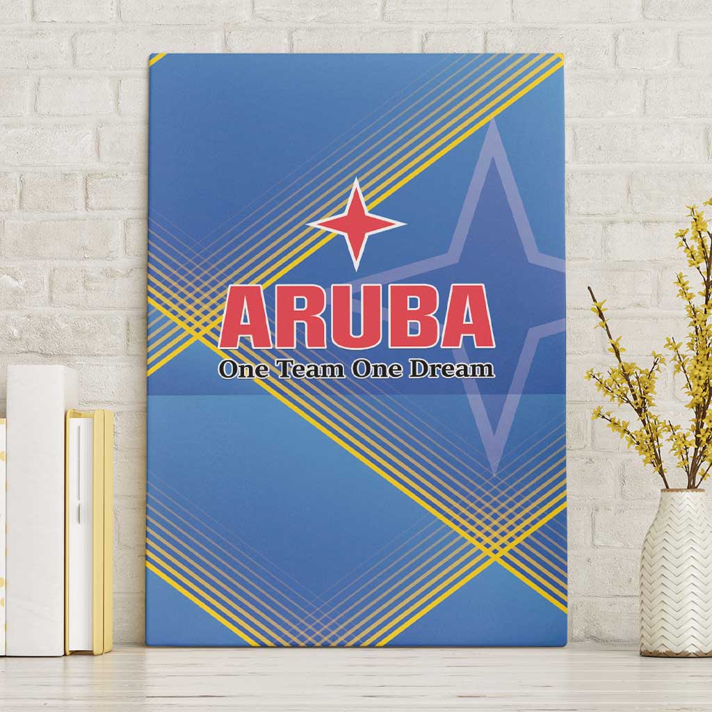 Sport Team Aruba Canvas Wall Art One Team One Dream