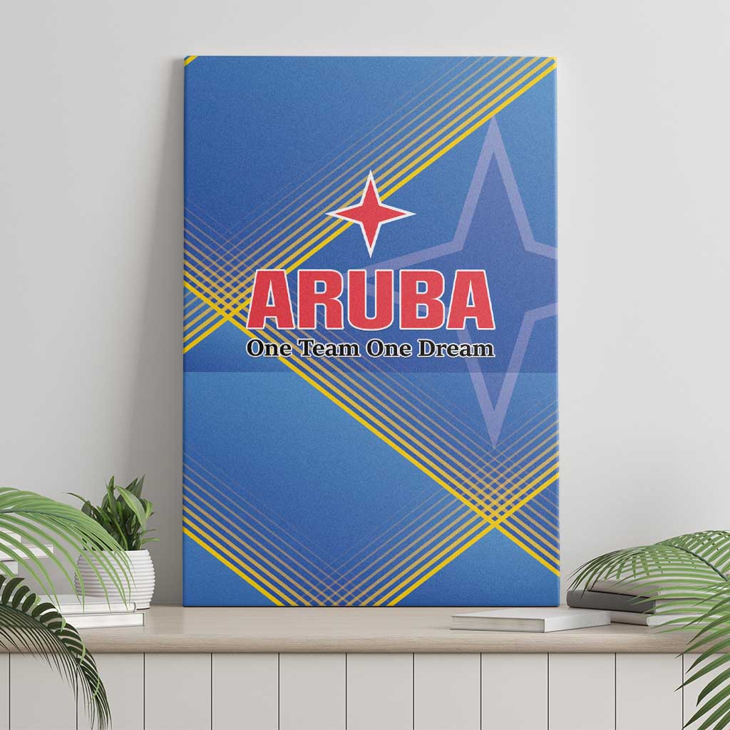 Sport Team Aruba Canvas Wall Art One Team One Dream